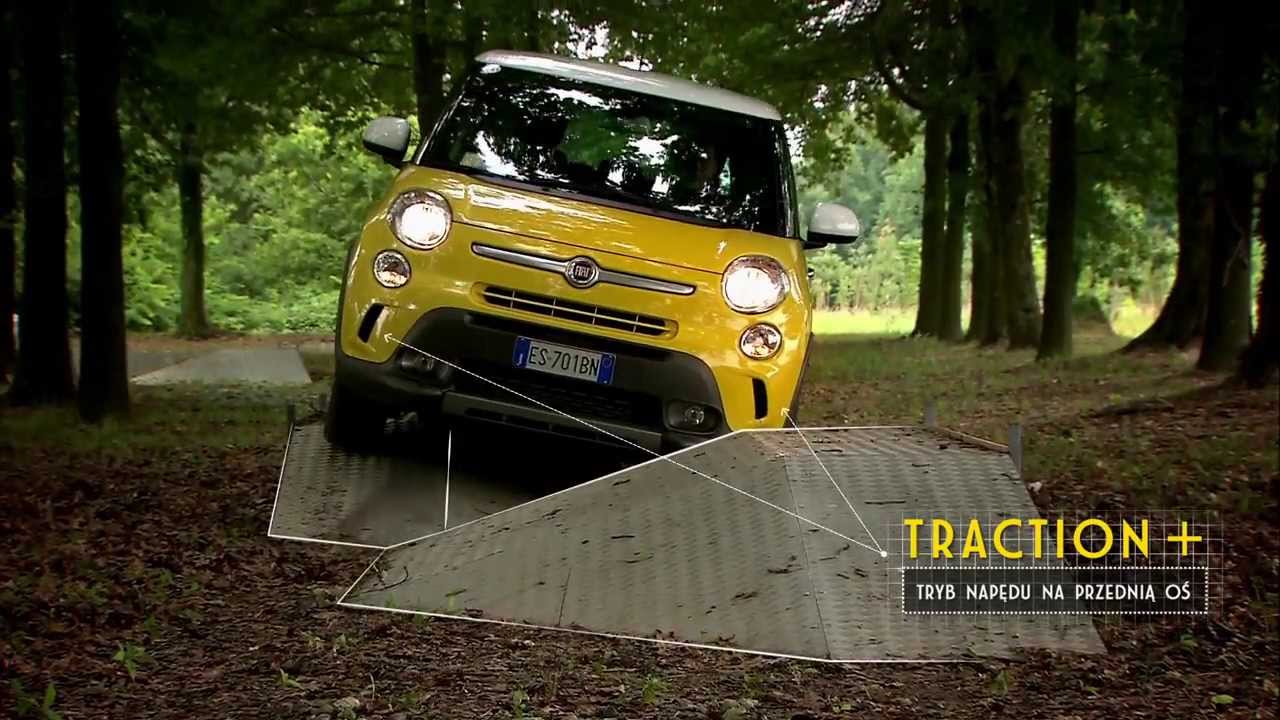 Fiat 500L TREKKING Traction+ - doskonała przyczepność w każdych warunkach