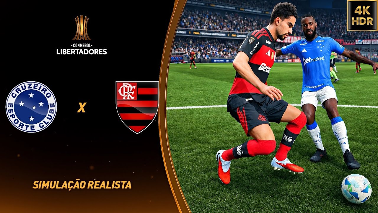 FC 26 - Cruzeiro vs Flamengo | FINAL da Libertadores  | Simulação 4K (60FPS) Ultra Realista.