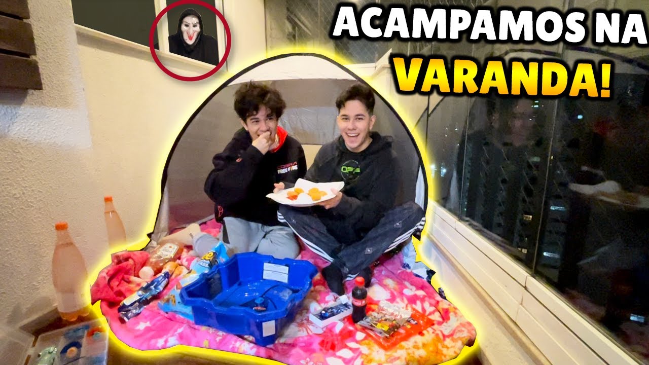 PASSAMOS A NOITE NA NOVA VARANDA DO APARTAMENTO E...