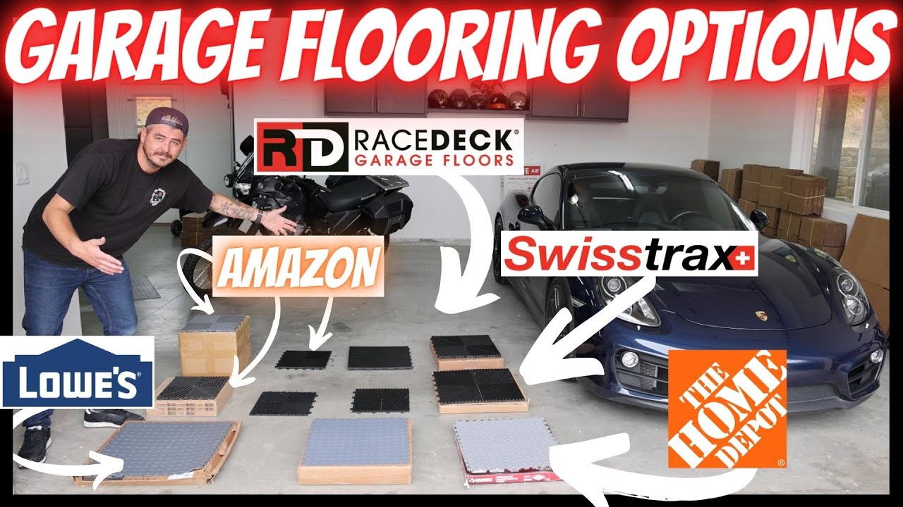 ЛУЧШЕЕ ПРЕДЛОЖЕНИЕ! ГАРАЖНЫЙ ПОЛ своими руками - Swisstrax Racedeck Home Depot Amazon