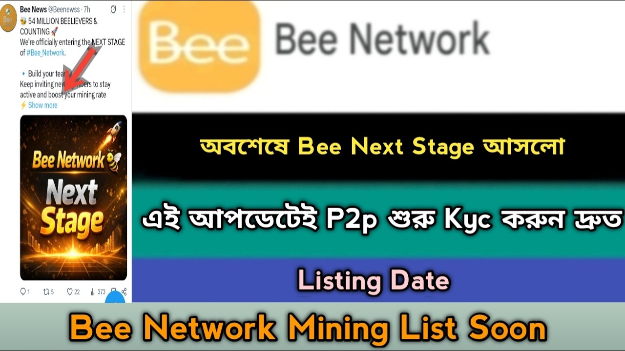 Bee Network Mining Next Stage Price P2p Migration Offer 2026। Bee Cross Chain Swap। Bee Update,Stb