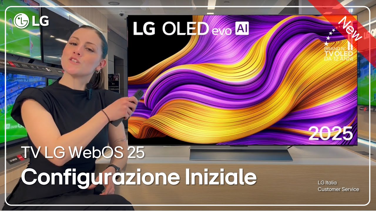 TV LG | Configurazione iniziale LG OLED evo AI G5 | webOS 25