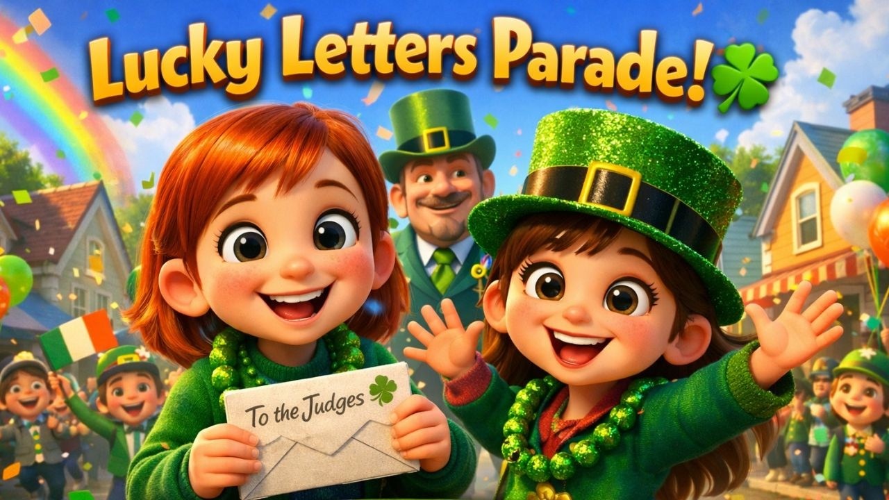 Lucky Letters Parade! 🍀 | A St. Patrick’s Day Song About Friendship & Courage
