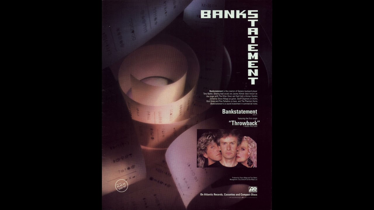 Tony Banks - A Chord Too Far - I'll Be Waiting