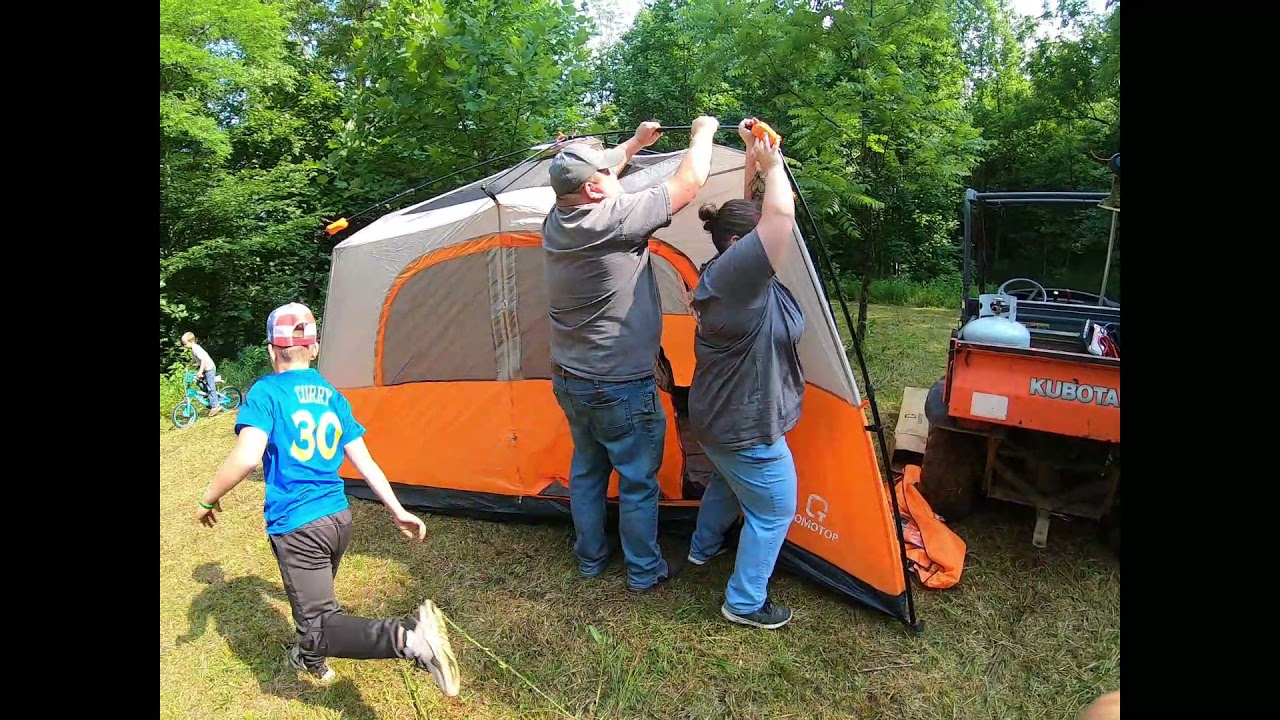 QOMOTOP Amazon Easy Up 8 Man Tent Review