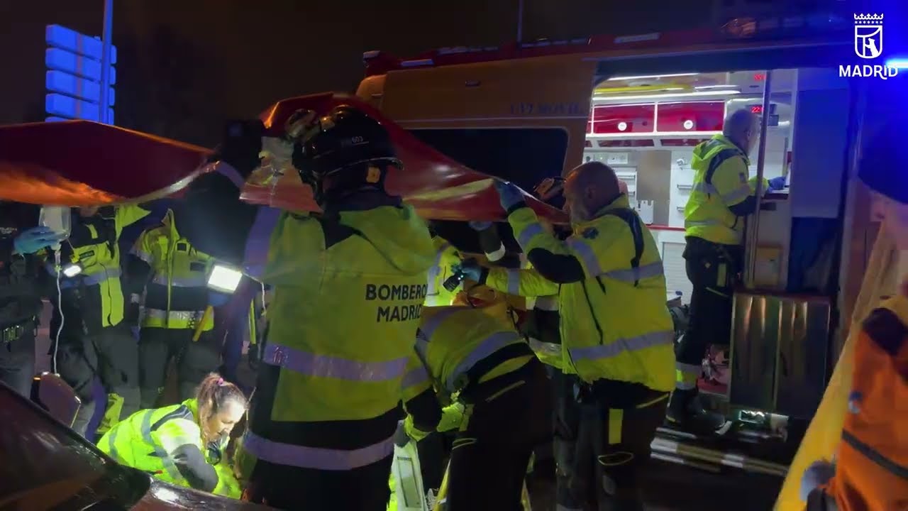 Atropello grave a un motorista en Usera, 18febr26