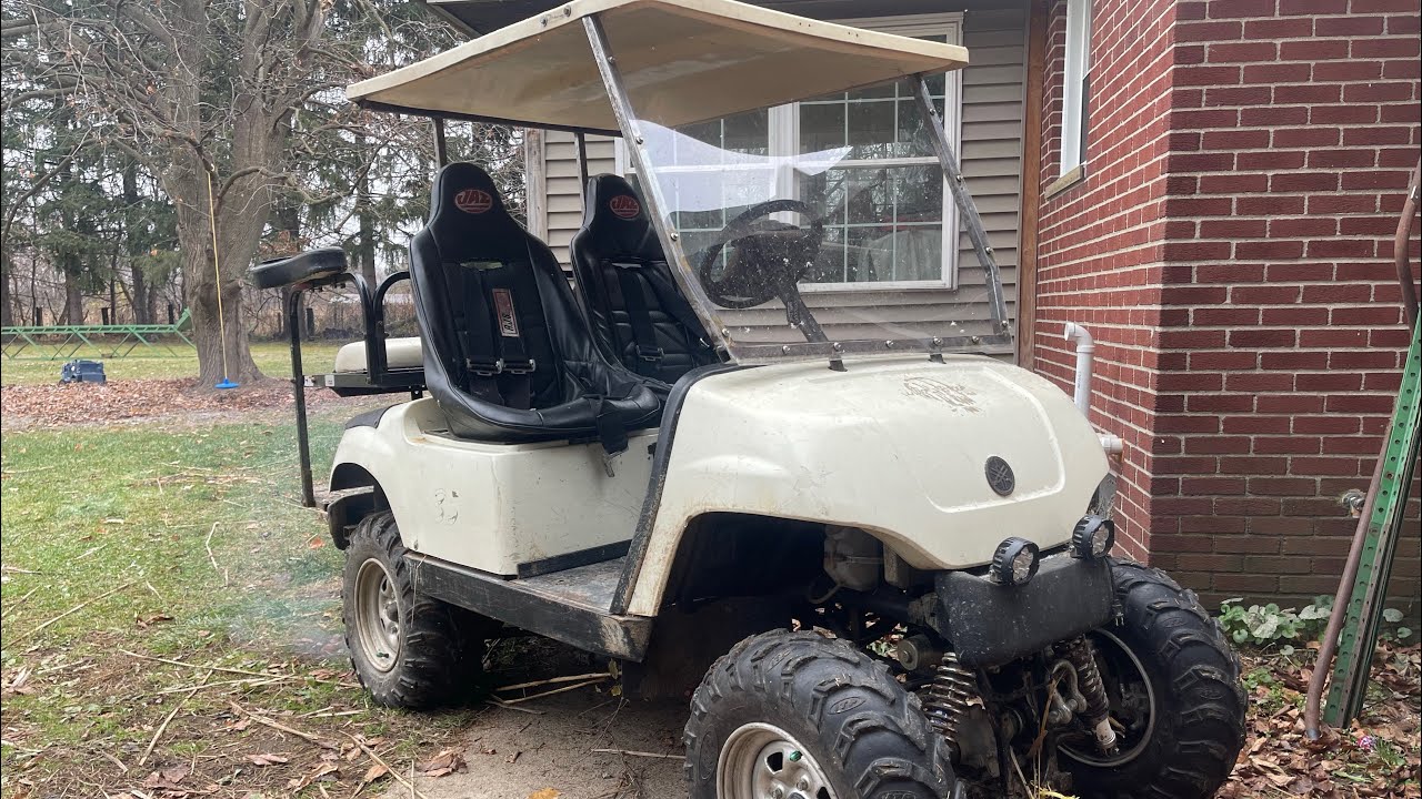 4x4 Golf Cart Build With 700cc Yamaha Grizzly Engine