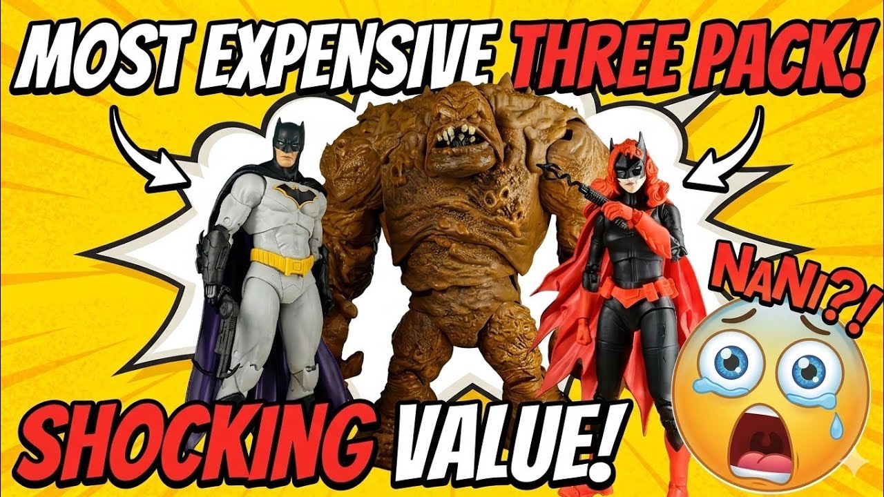 Mcfarlanetoys Batman, Batwoman and Clayface Three pack Unboxing. #supertoysindia #actionfigureindia 