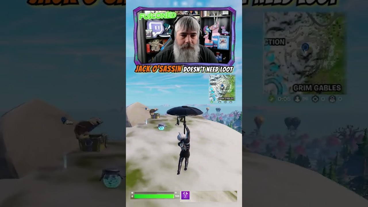 Jack O&rsquo;Sassin is now on the item shop and is great for slide kicking off the mountain. #epicpartner