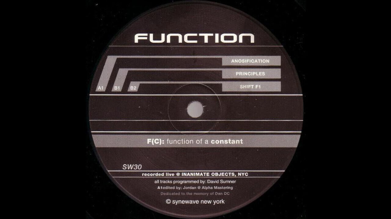 Function - Principles (Techno 1997)