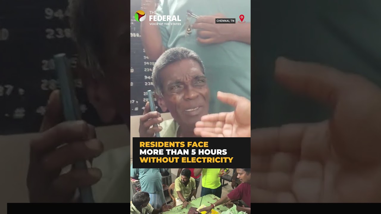 Power cut for 5 hours triggers protest in Saidapet | #shorts