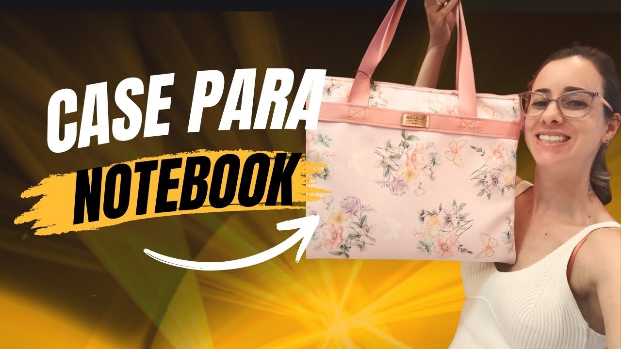 Vem aprender um case para notebook!