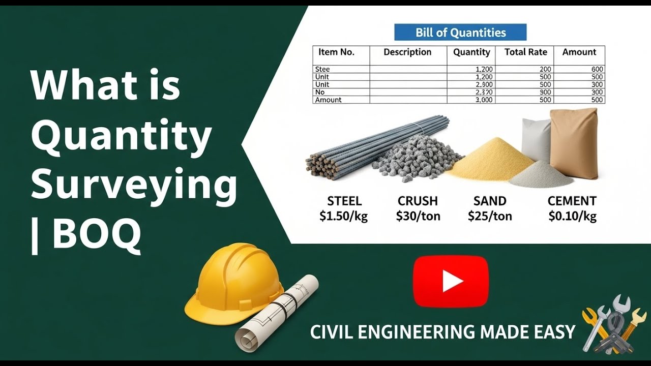 What is Quantity Surveying | BOQ