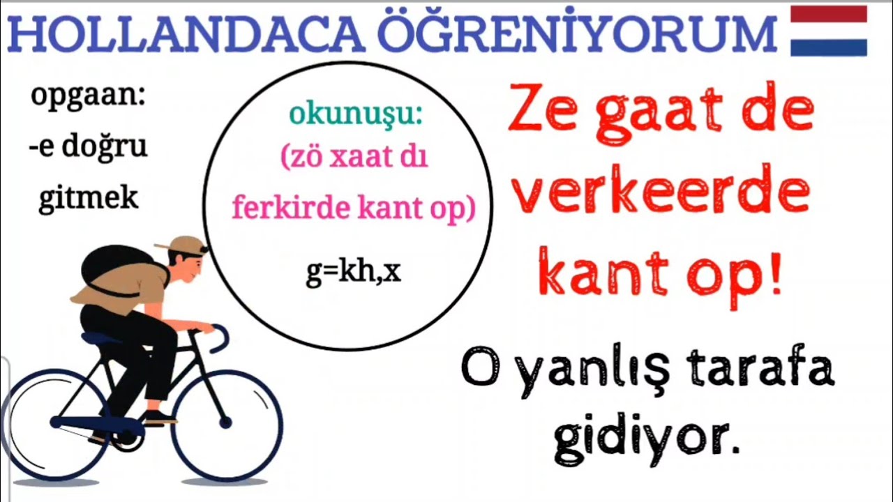 Hollandaca Öğrenmek Kolay mı? || Hollandaca  Konuşturan Cümleler ve Fiillerin Okunuşu! Ders 9