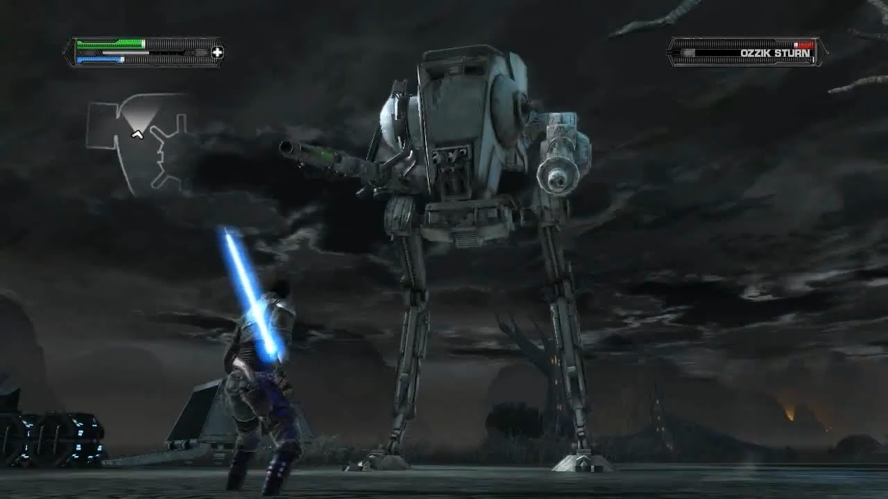 Star Wars: The Force Unleashed: Ultimate Sith Edition - Ozzik Sturn Boss Fight