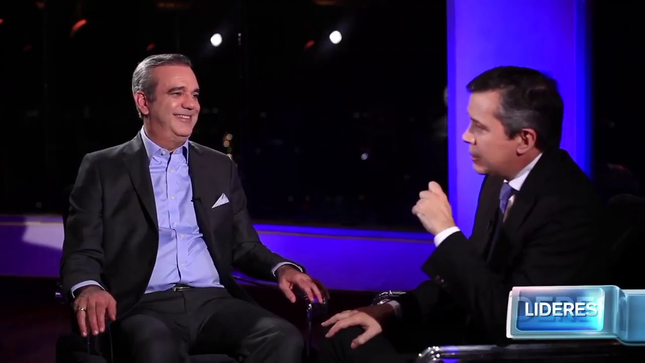 Luis Abinader en L&iacute;deres TV