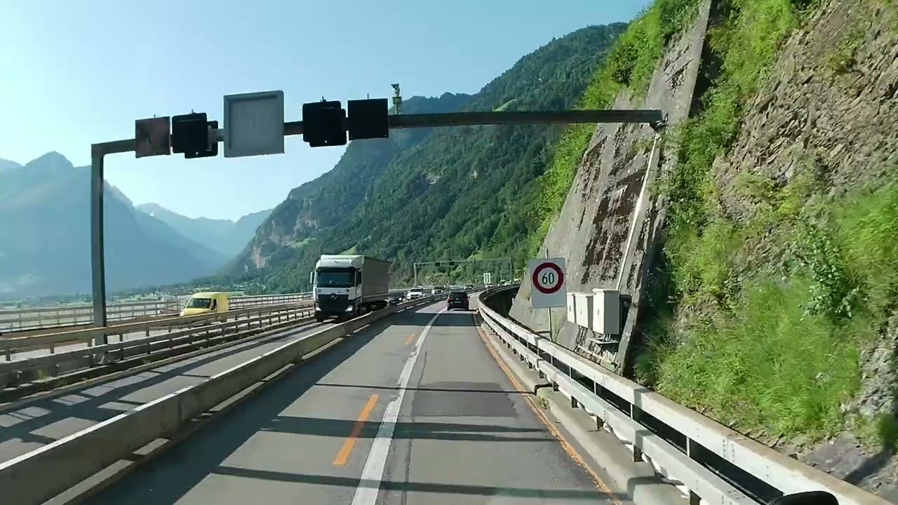 Switzerland A2 E35 To the Gotthard Tunnel August 2024