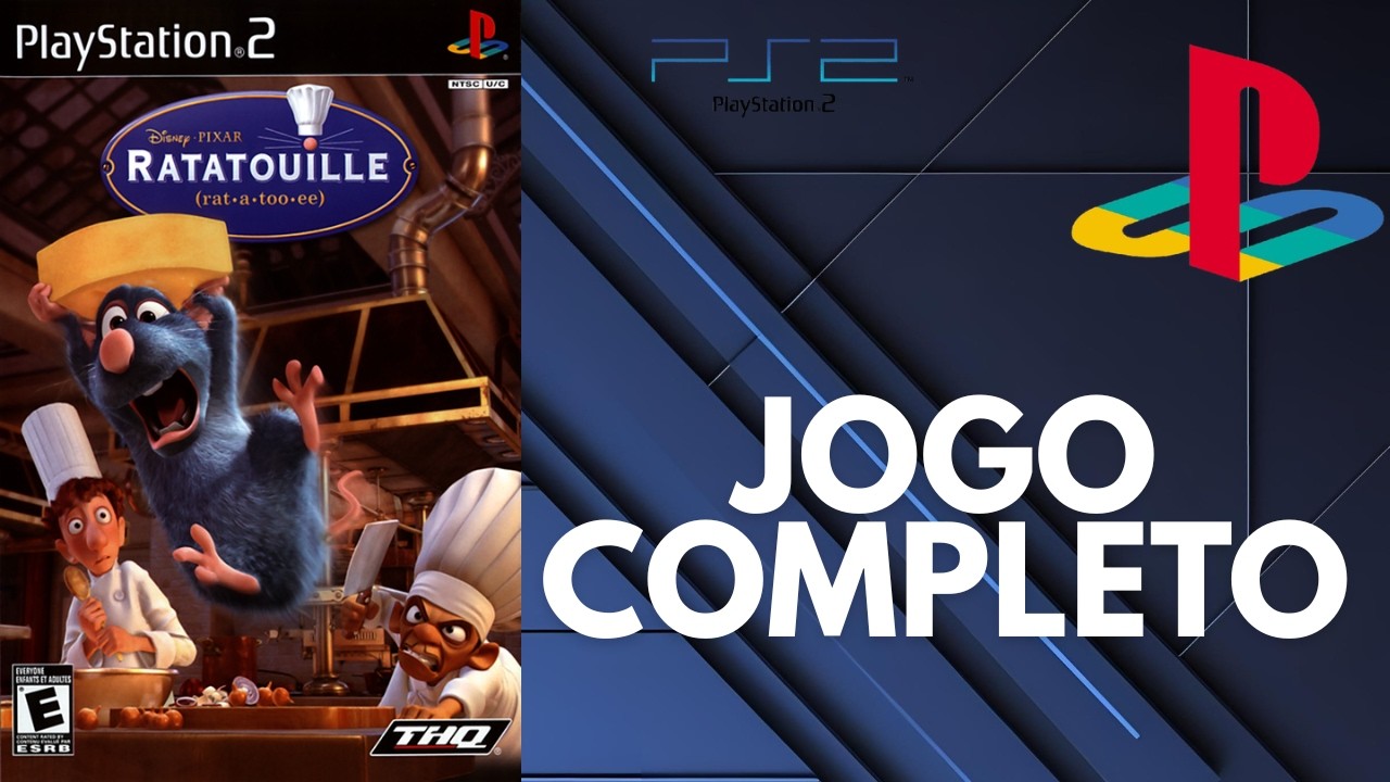 RATATOUILLE PS2 - JOGO COMPLETO