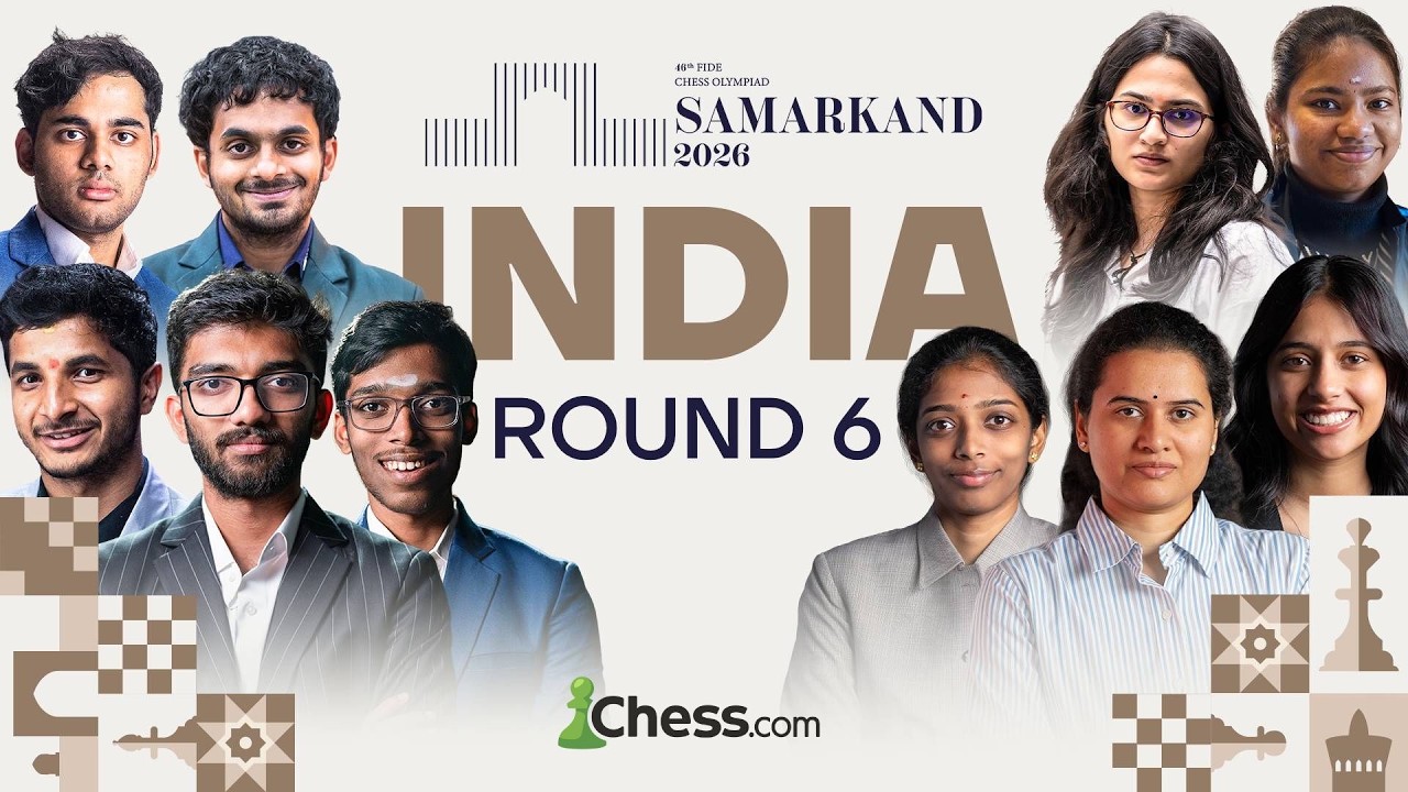 Will India win gold? | Gukesh, Arjun, Pragg in action | Chess Olympiad 2026 Day 6
