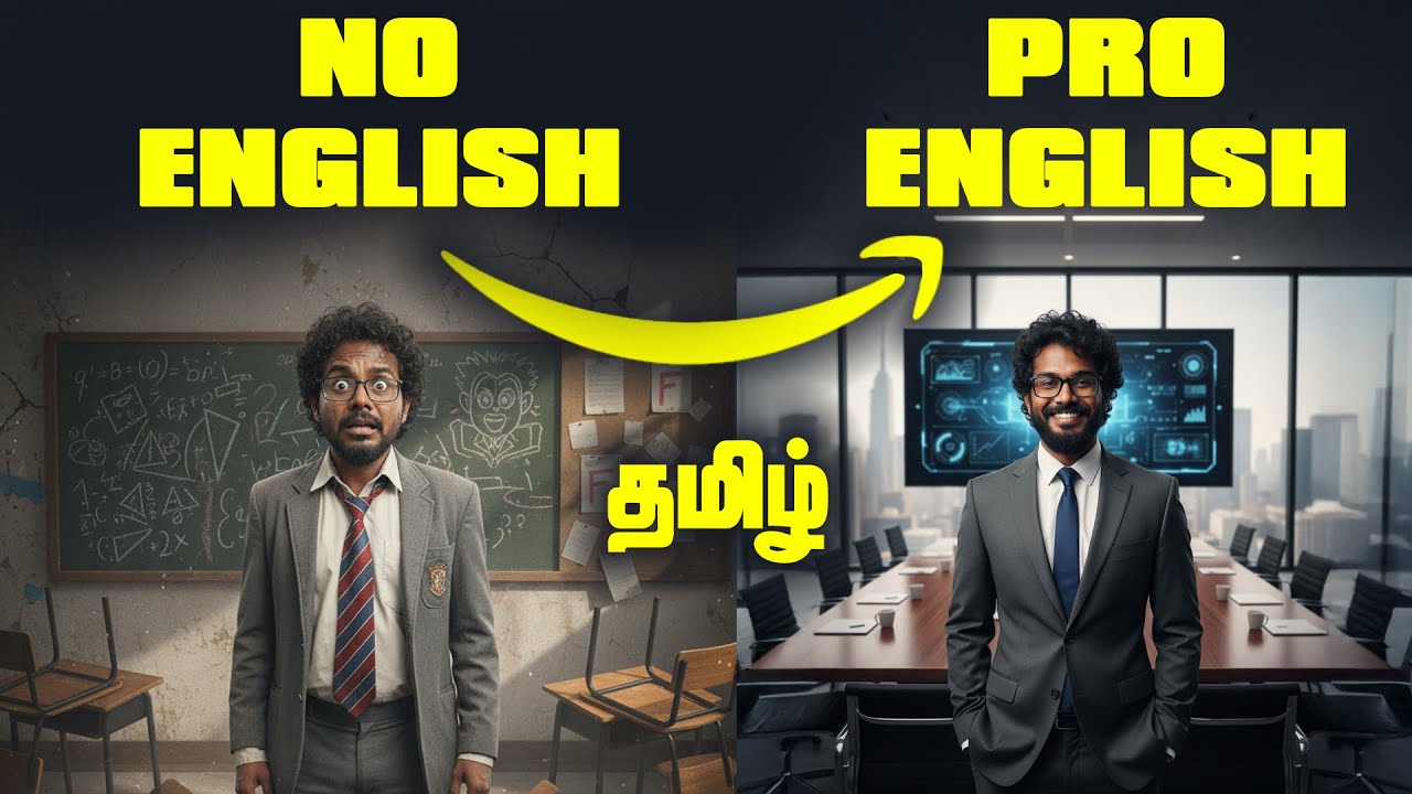 I went from “NO ENGLISH” to “PRO ENGLISH” by doing “THIS” (Tamil)