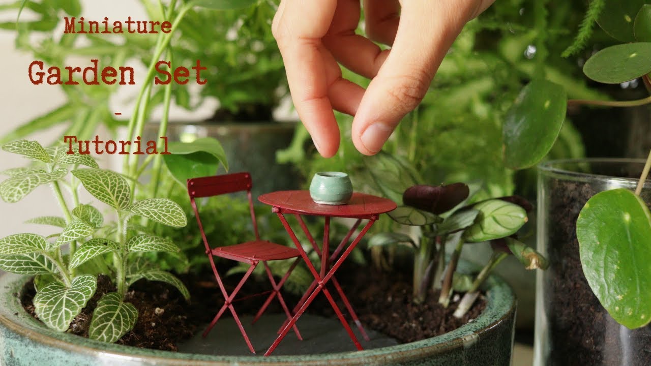 Garden Set for a Mini Jungle - Tutorial
