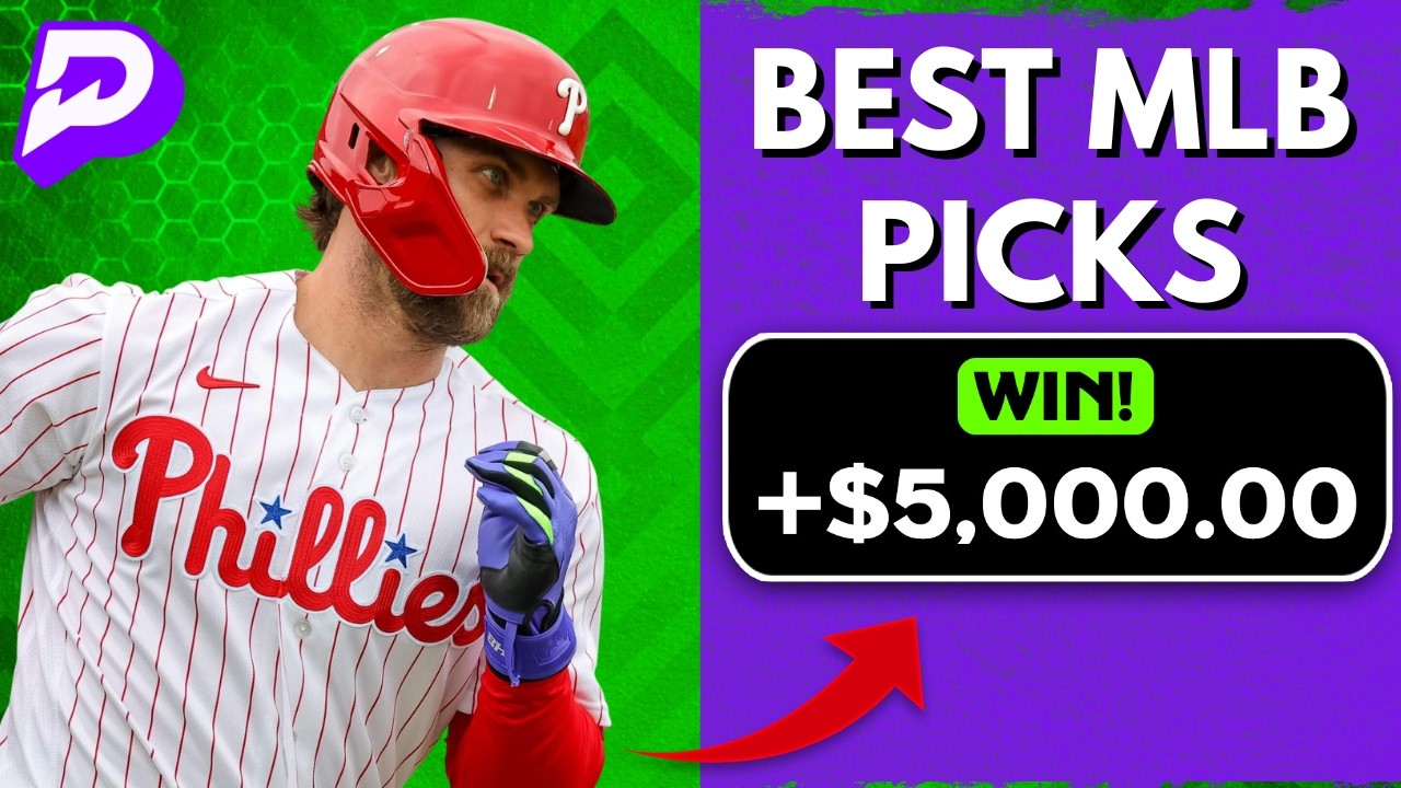 (4-0 победа со счетом 1:0 🧹) ЛУЧШИЕ СТАВКИ НА MLB СЕГОДНЯ! Пятница, 8 мая, на PrizePicks и Underd...