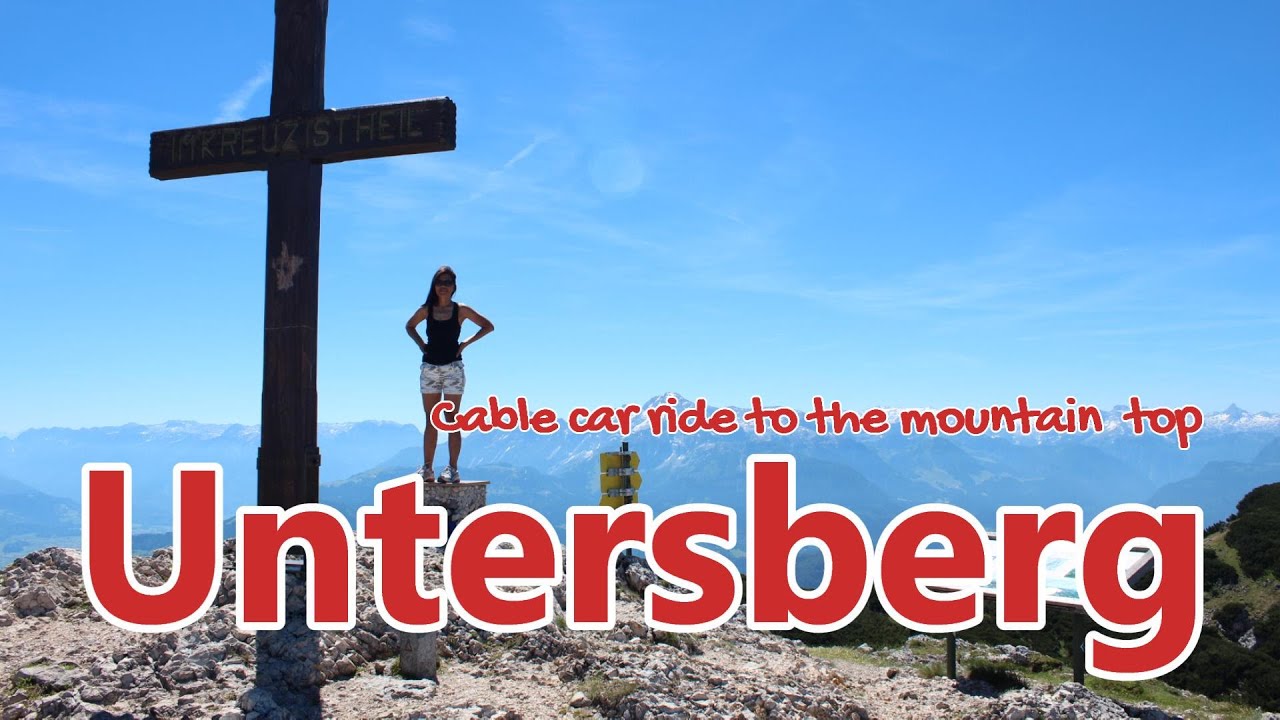 🇩🇪 Up to Untersberg by cable car | Tegernsee | Austria / Germany #meinwanderlust