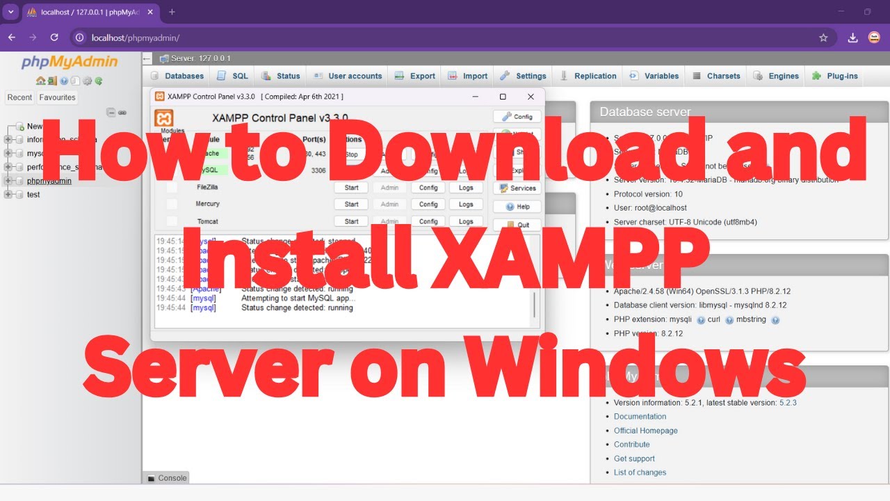 How to download and install latest version of Xampp Server On Windows 