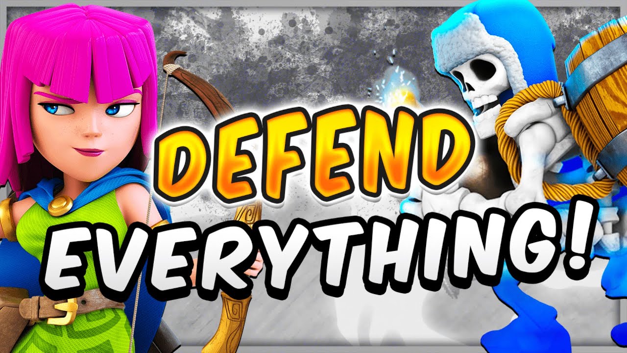 NO ONE EXPECTS THIS! CRAZY DECK CAN DEFEND ANY PUSH! — Clash Royale