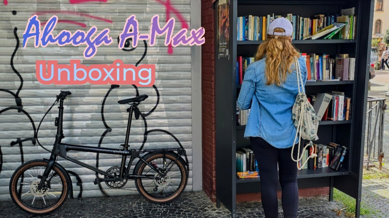 New bike day | Unboxing our new AHOOGA A-Max Folding bikes