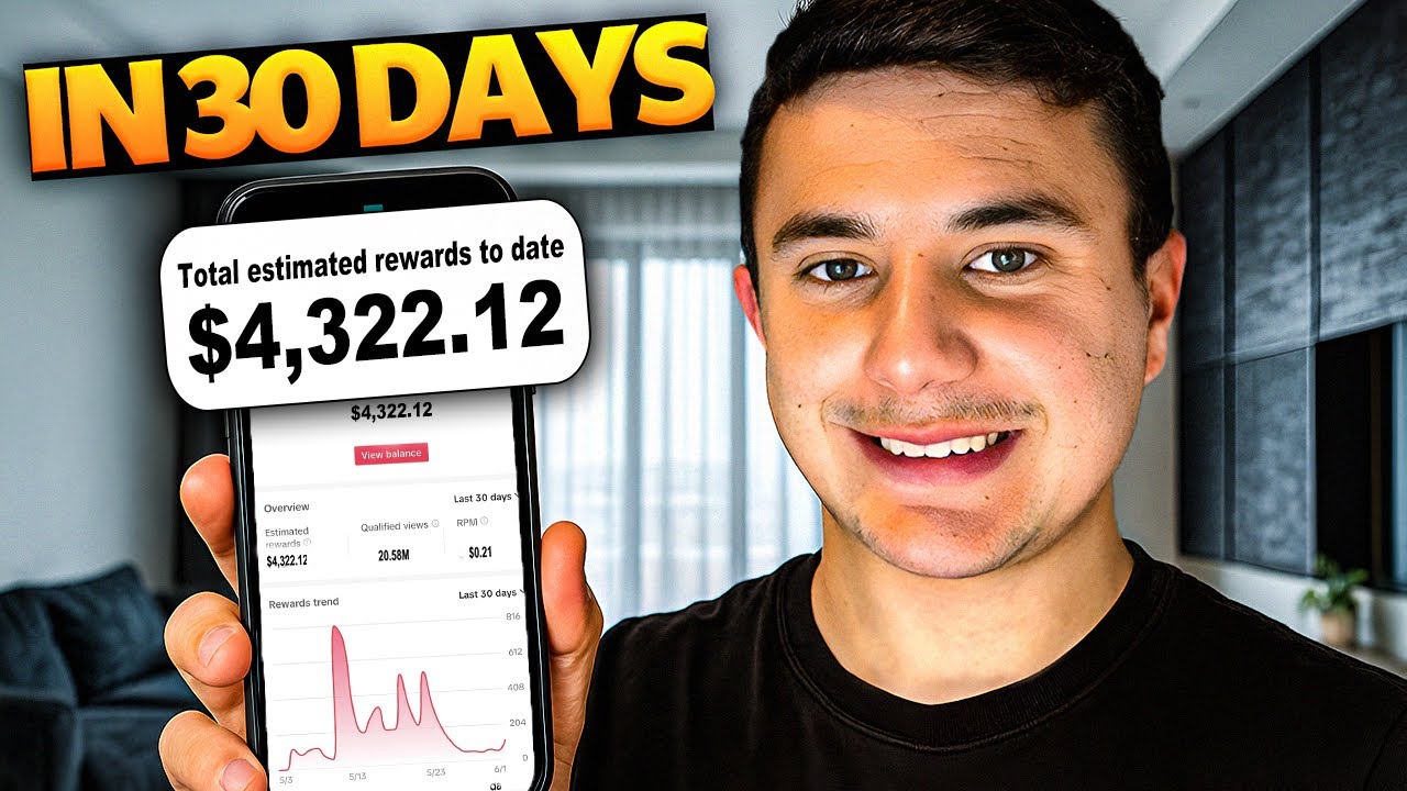 How I Made $4,322 in 30 Days with TikTok Creator Rewards Program (Step by Step Guide)