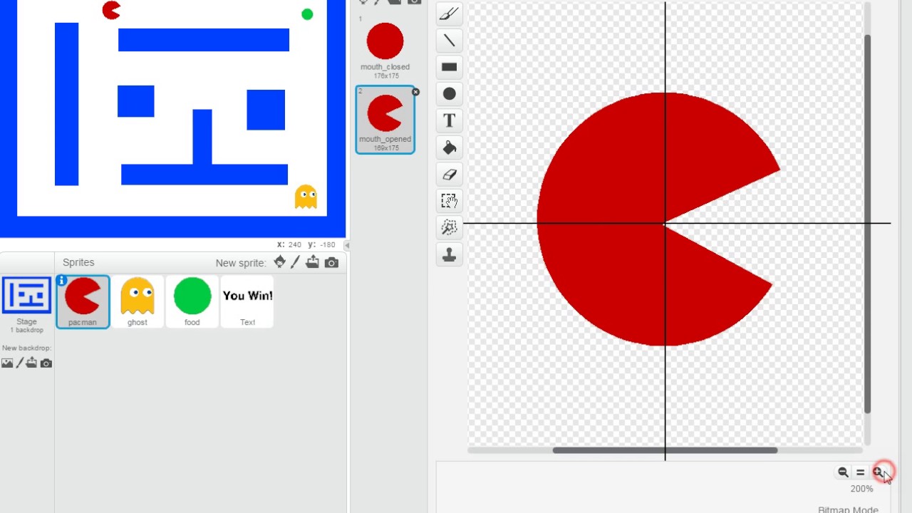 Scratch Simple Pacman - Basics