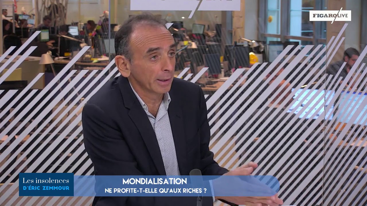 Eric Zemmour : «La mondialisation détruit les peuples européens»
