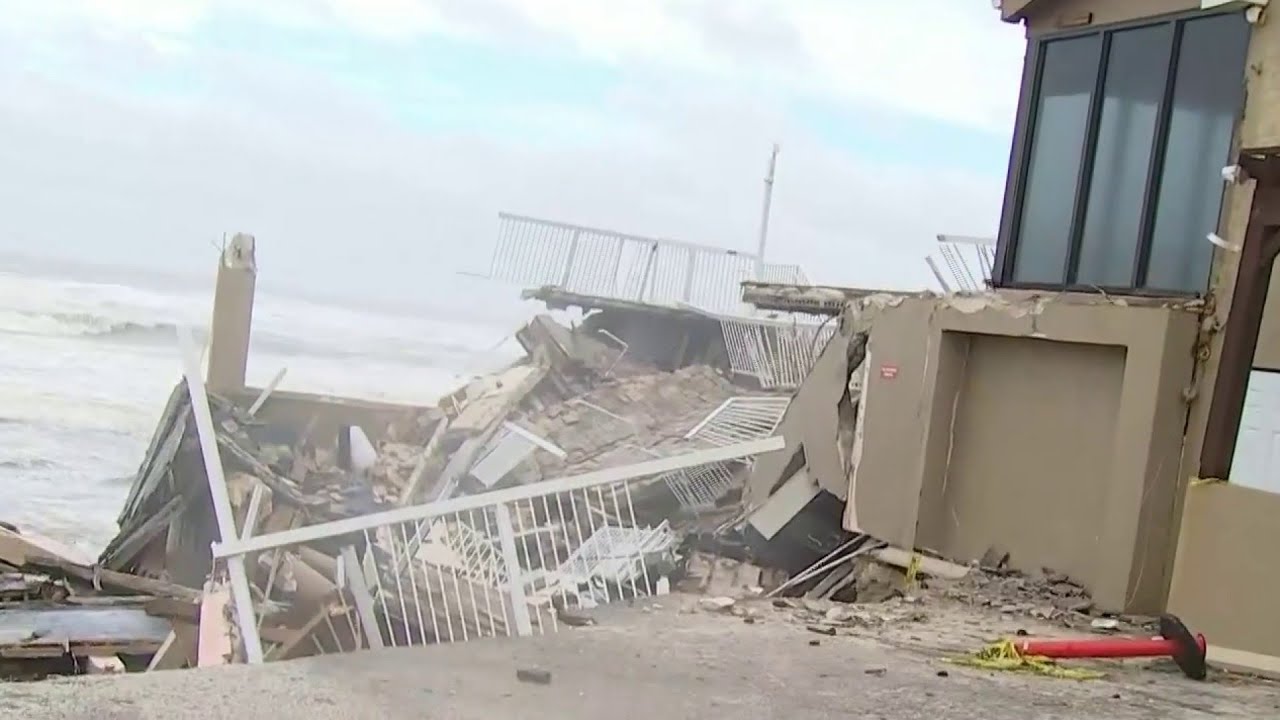 Part of Pirate's Cove condo complex crumbles into ocean