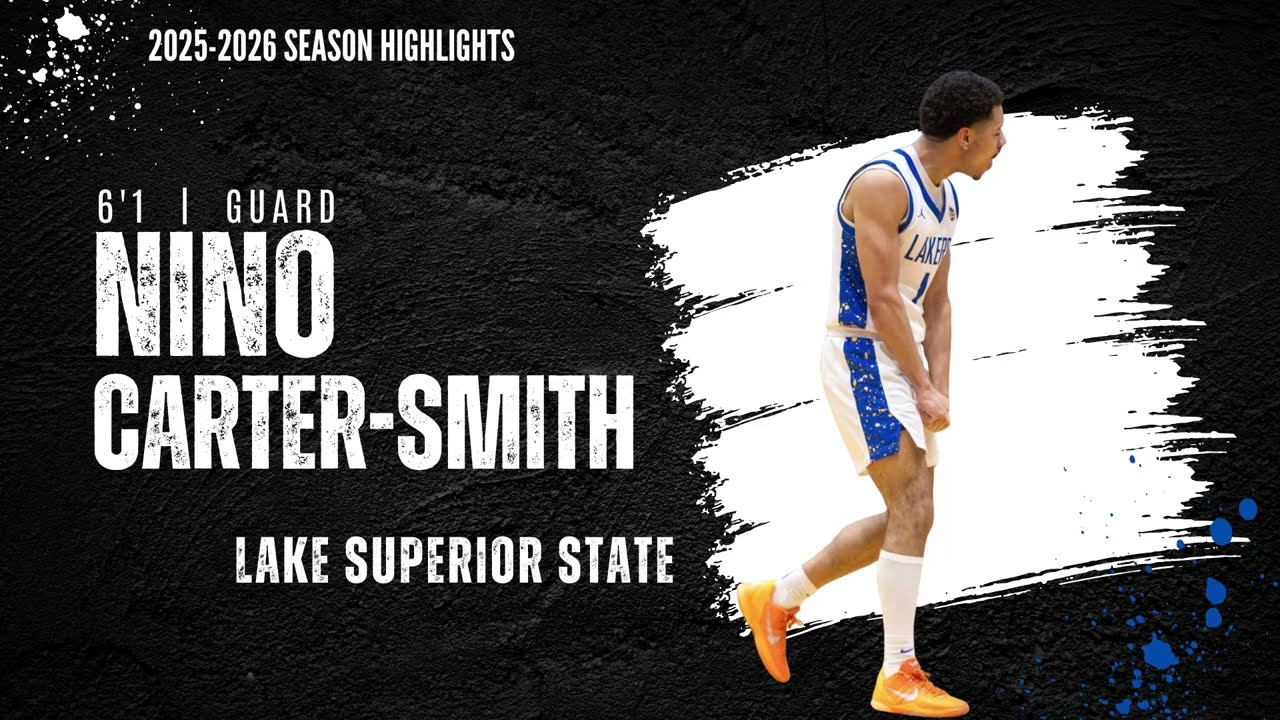 Nino Carter-Smith 6'1 Guard (Lake Superior State)