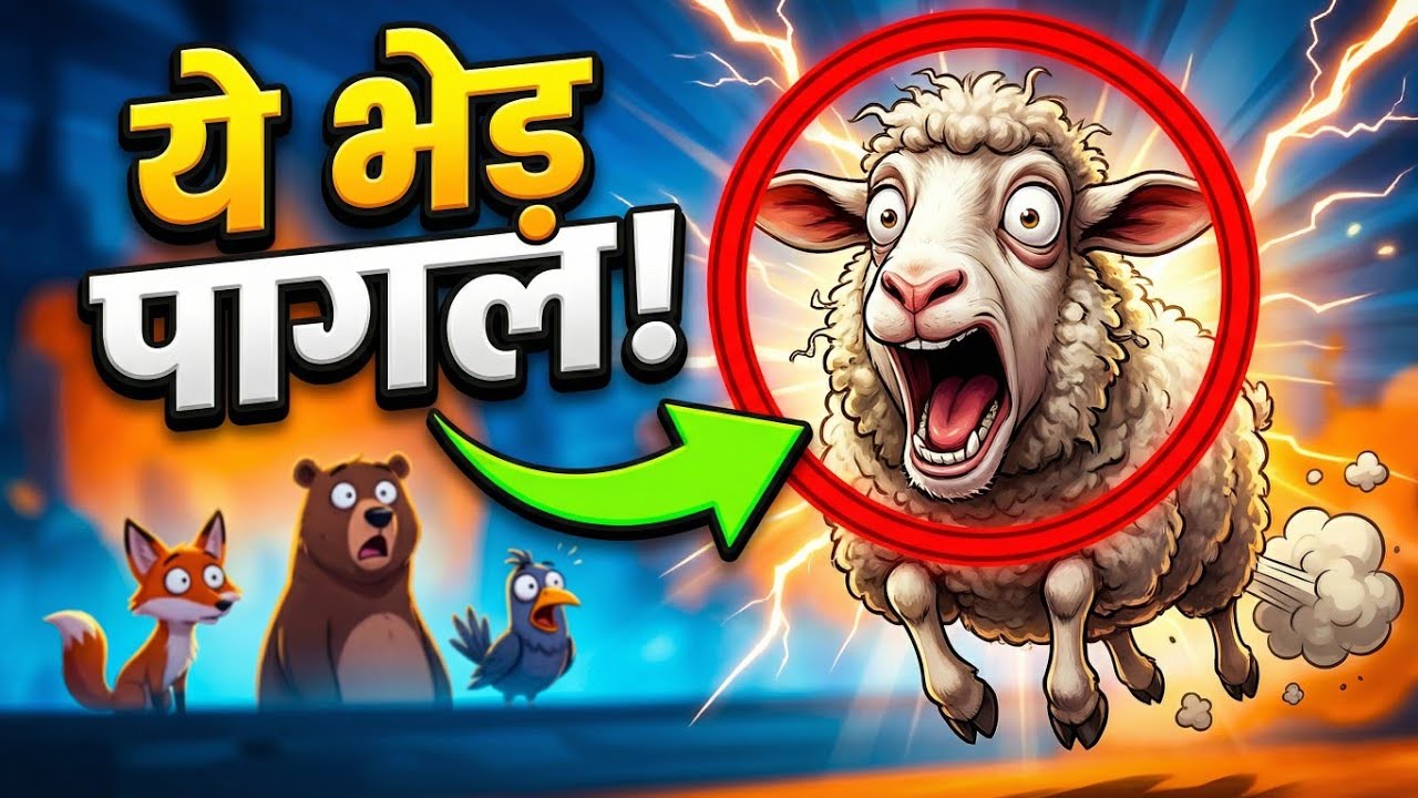 काश वो संतोष रखती...😭  लालची भेड़ की दर्दनाक कहानी | Moral Story Hindi