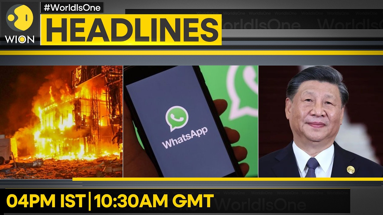 Russia-Ukraine War: Russia Hammers Kyiv, Dnipro & Odesa | Russia Blocks WhatsApp | WION HEADLINES