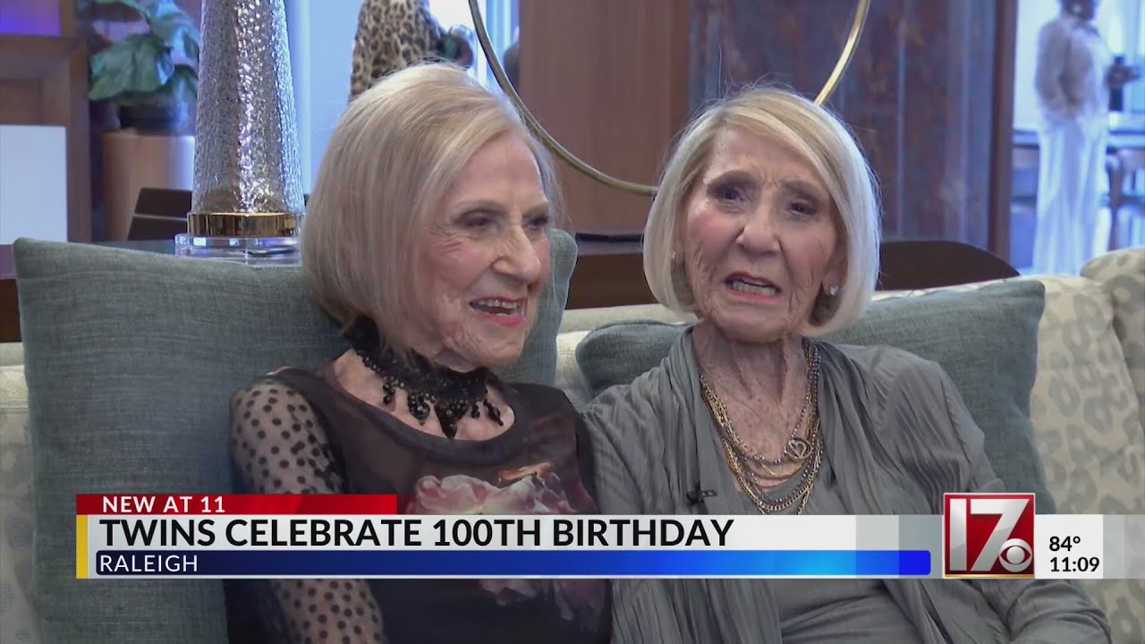 Identical twins celebrate 100th birthday in Raleigh