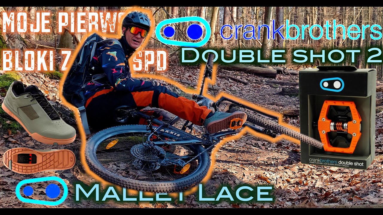 Moje pierwsze SPD-Buty, bloki i p3dały od CRANKBROTHERS (Double Shot 2 i Mallet Lace)