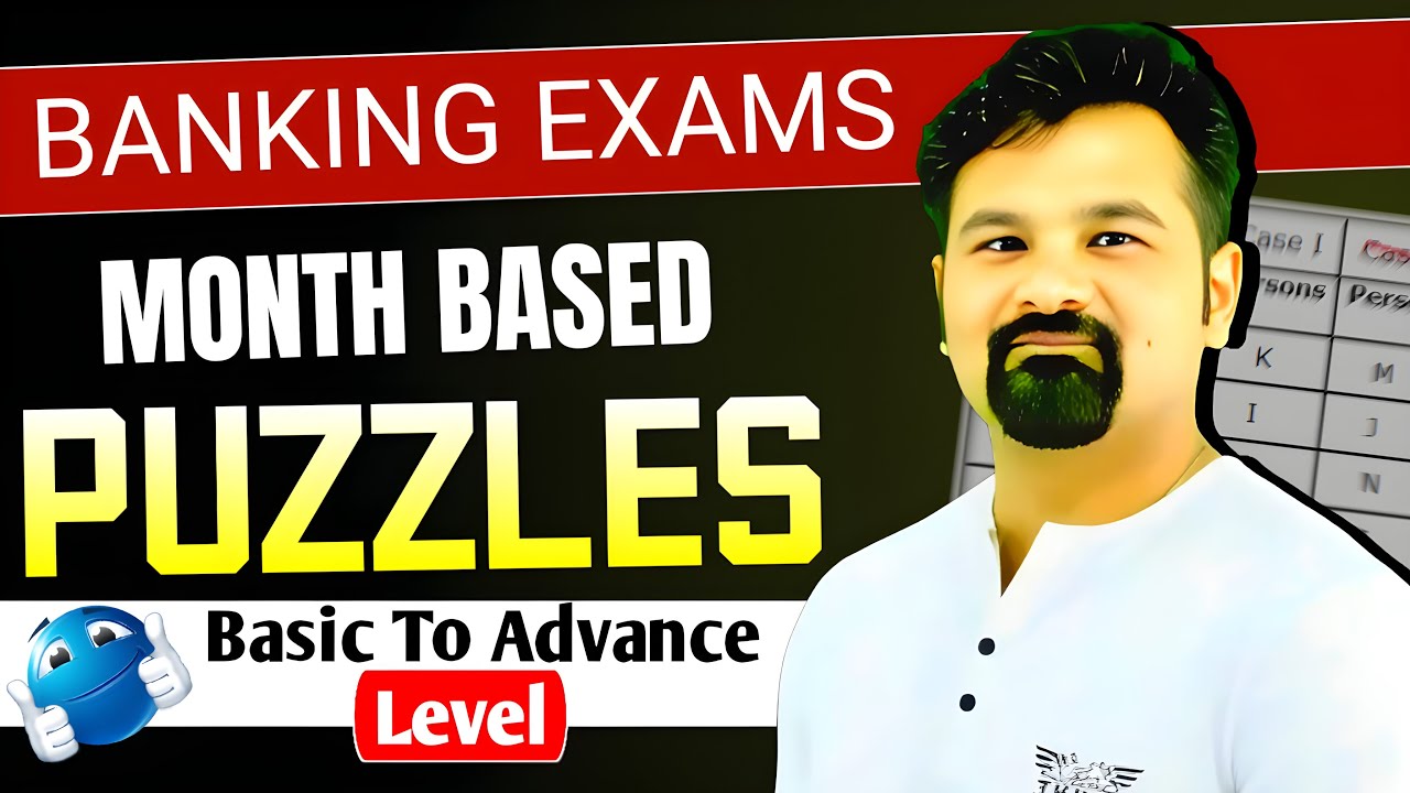 🧩 Month Based Puzzle | Basic to Advance I Reasoning | Bank Exams 2025 | By Radhey Sir