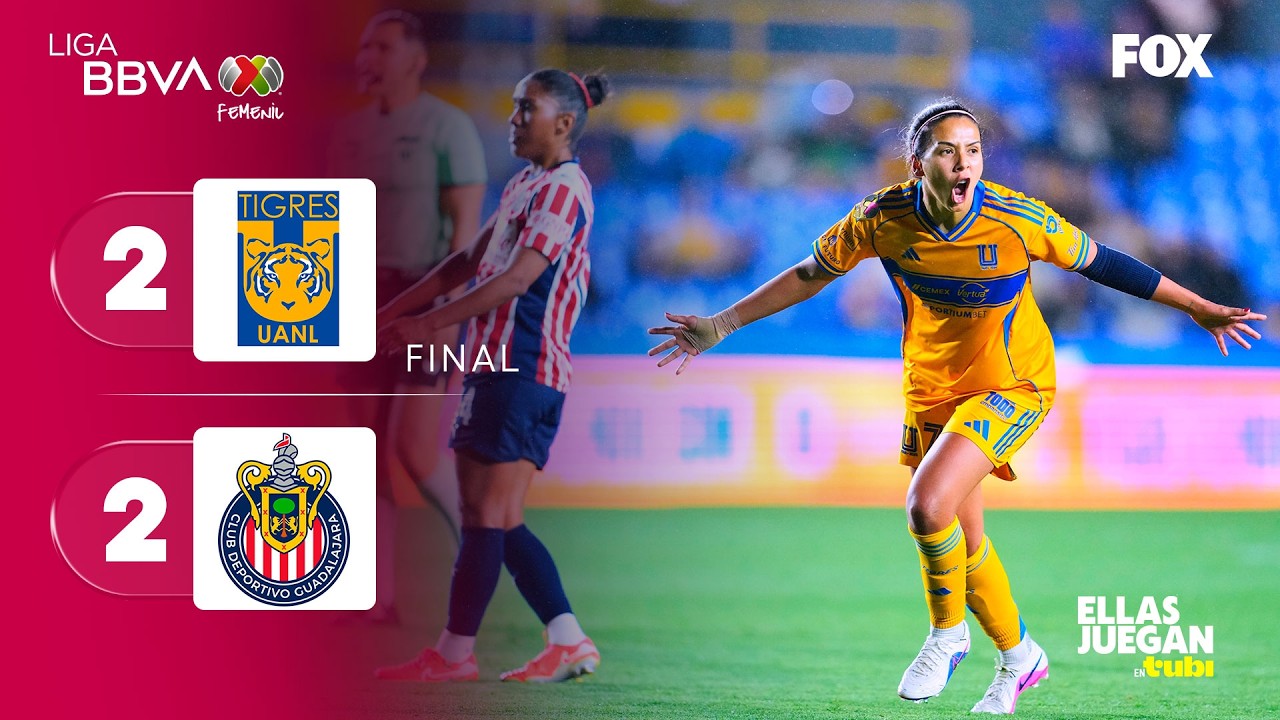 TIGRES 2-2 CHIVAS | RESUMEN | JORNADA 16 | LIGA MX FEMENIL