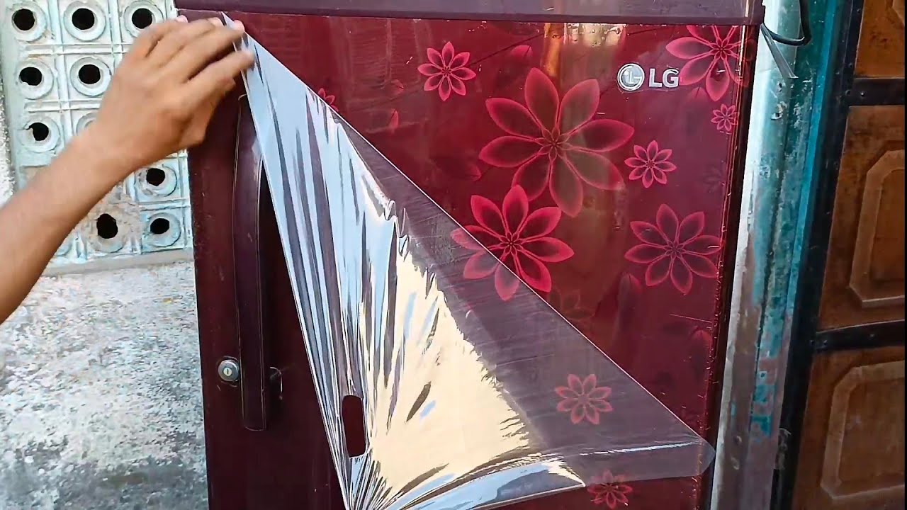 LG Fridge Lamination Vinyl Wrapping#youtube