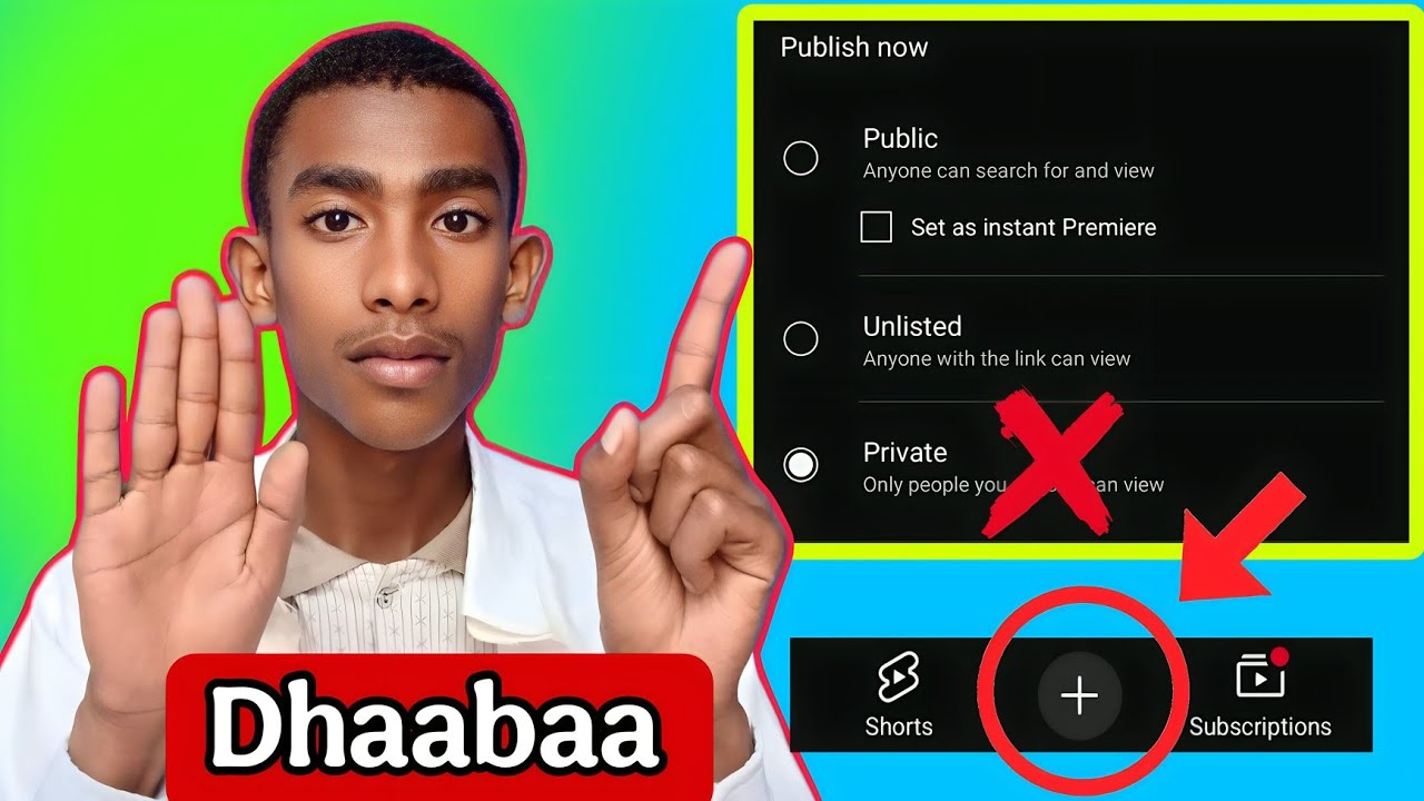 YouTube Keessan Dafaa Sirreeffadhaa Oso Kana Hin Sirreessin Video Hin Maxxansinaa.