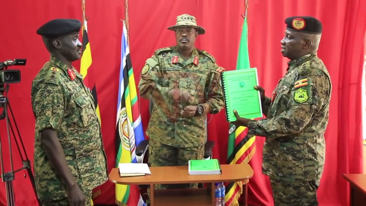 Maj. Gen. Dick Olum hands over command in DR Congo