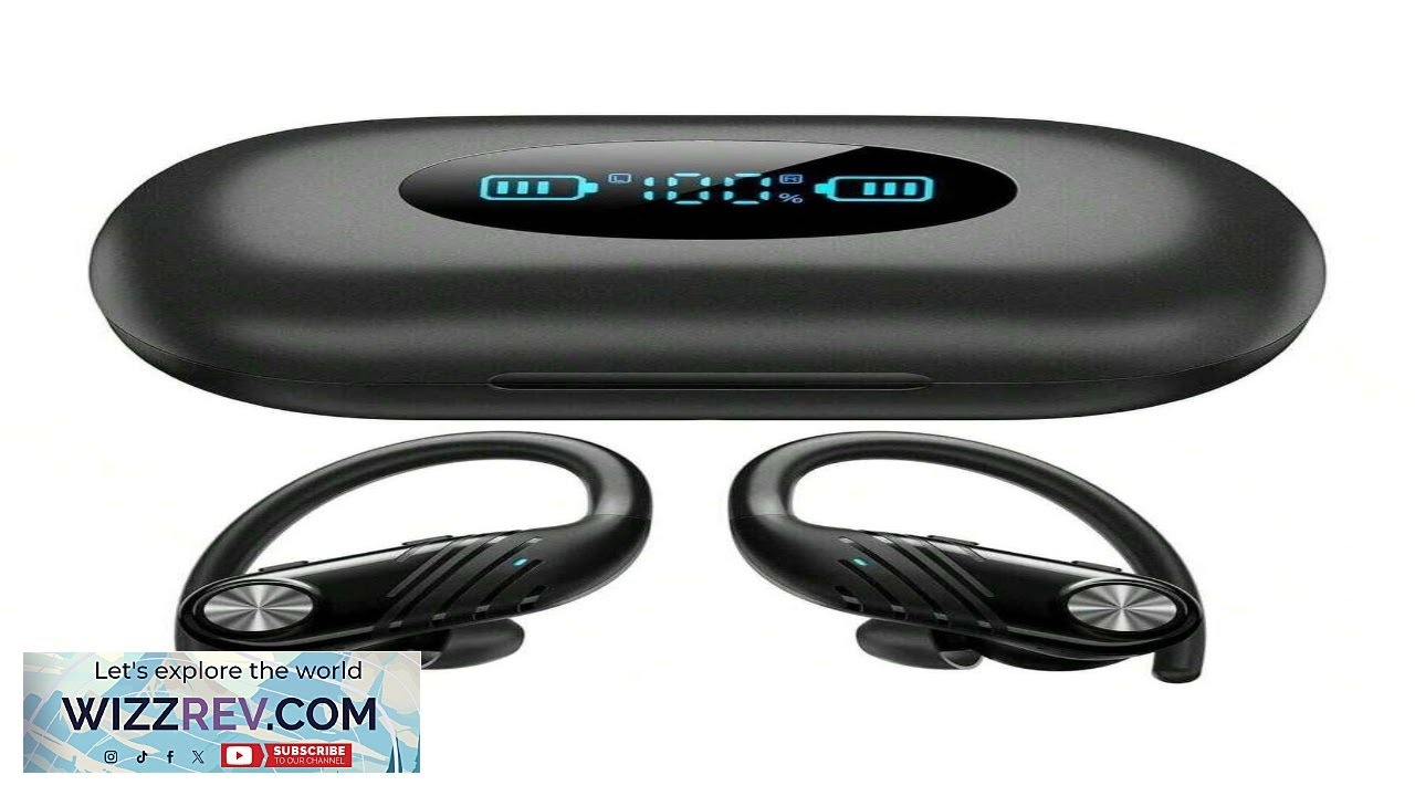 Wireless Bluetooth Earbuds With LED Display & 1800mAh Charging Case Bluetooth 5.3