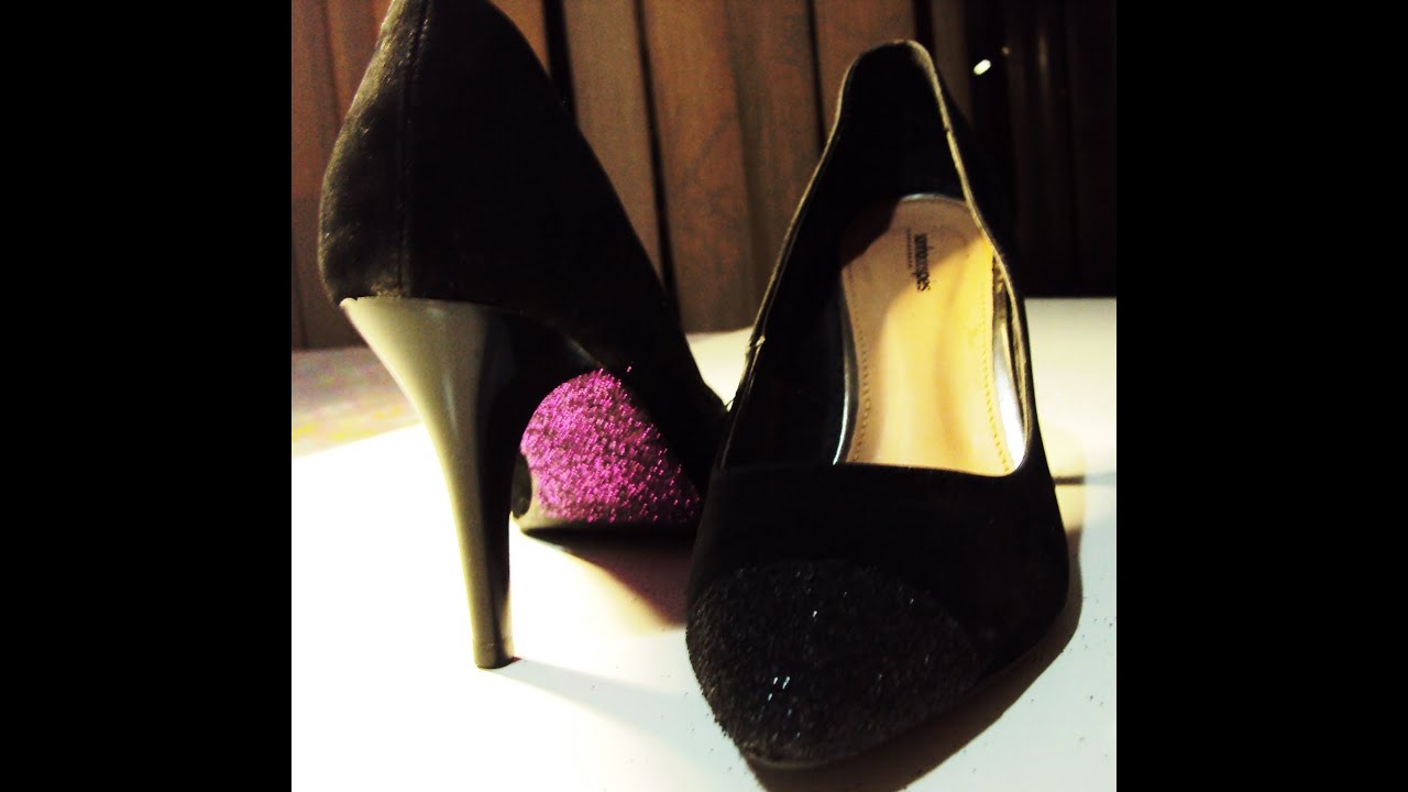 DIY - Sapato com Glitter - Op. Madrinha de Casamento - ei,customizei!