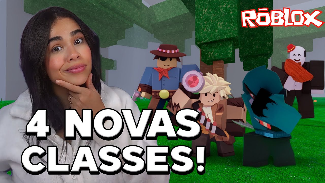 NOVA ATUALIZAÇÃO DE CLASSES NO 99 NOITES NA FLORESTA ROBLOX