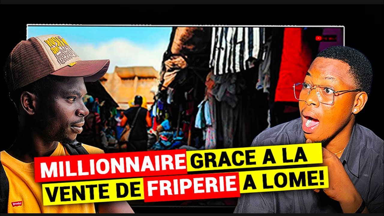 MILLIONNAIRE EN VENDANT DES FRIPERIES A LOME:  24h AU MARCHÉ DE HEDZRANAWOE