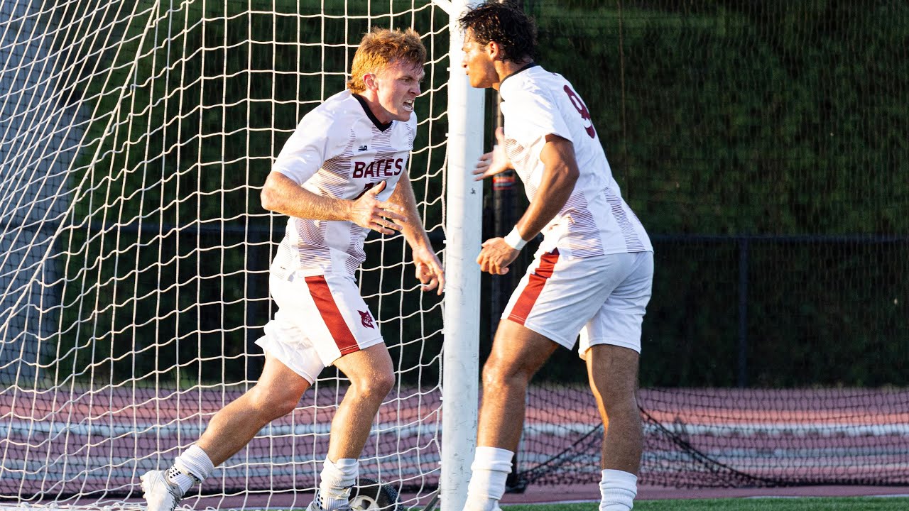 2025 Bates men's soccer vs. University of New England highlights
