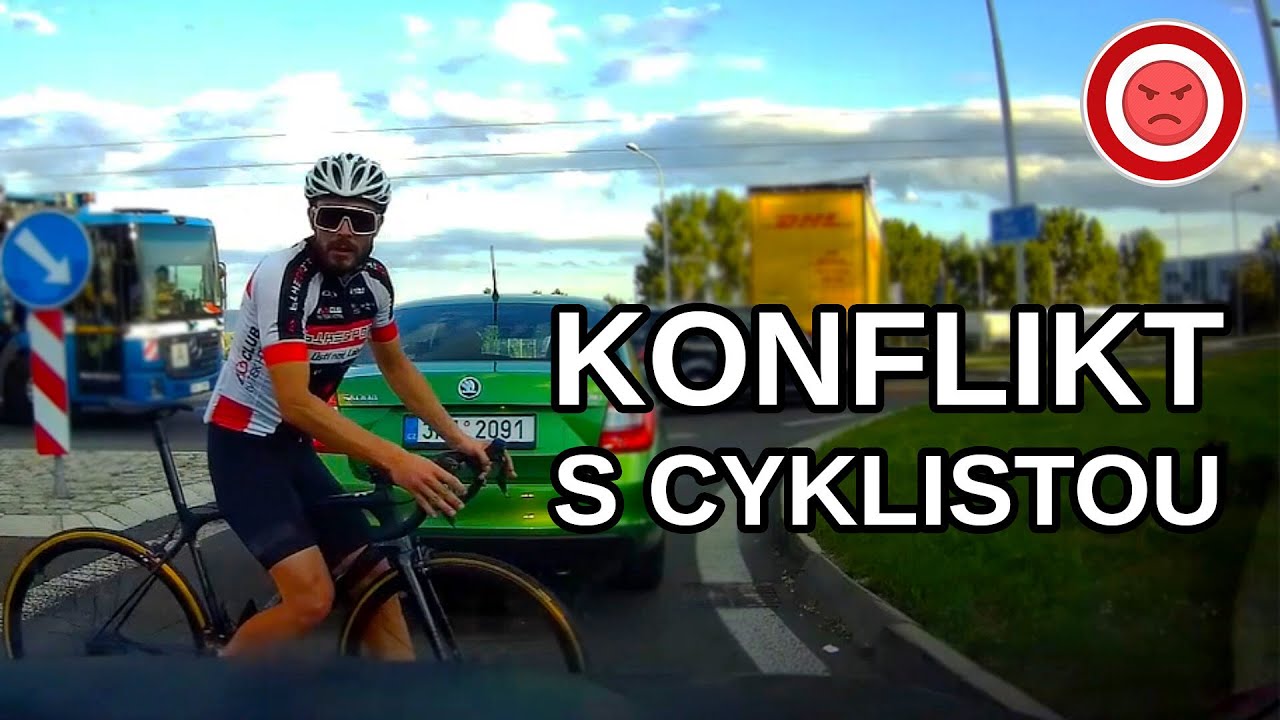 N&aacute;klaď&aacute;k strhnul troleje, konflikt s cyklistou a konflikt s řidičem BMW - Perly ze silnic #73
